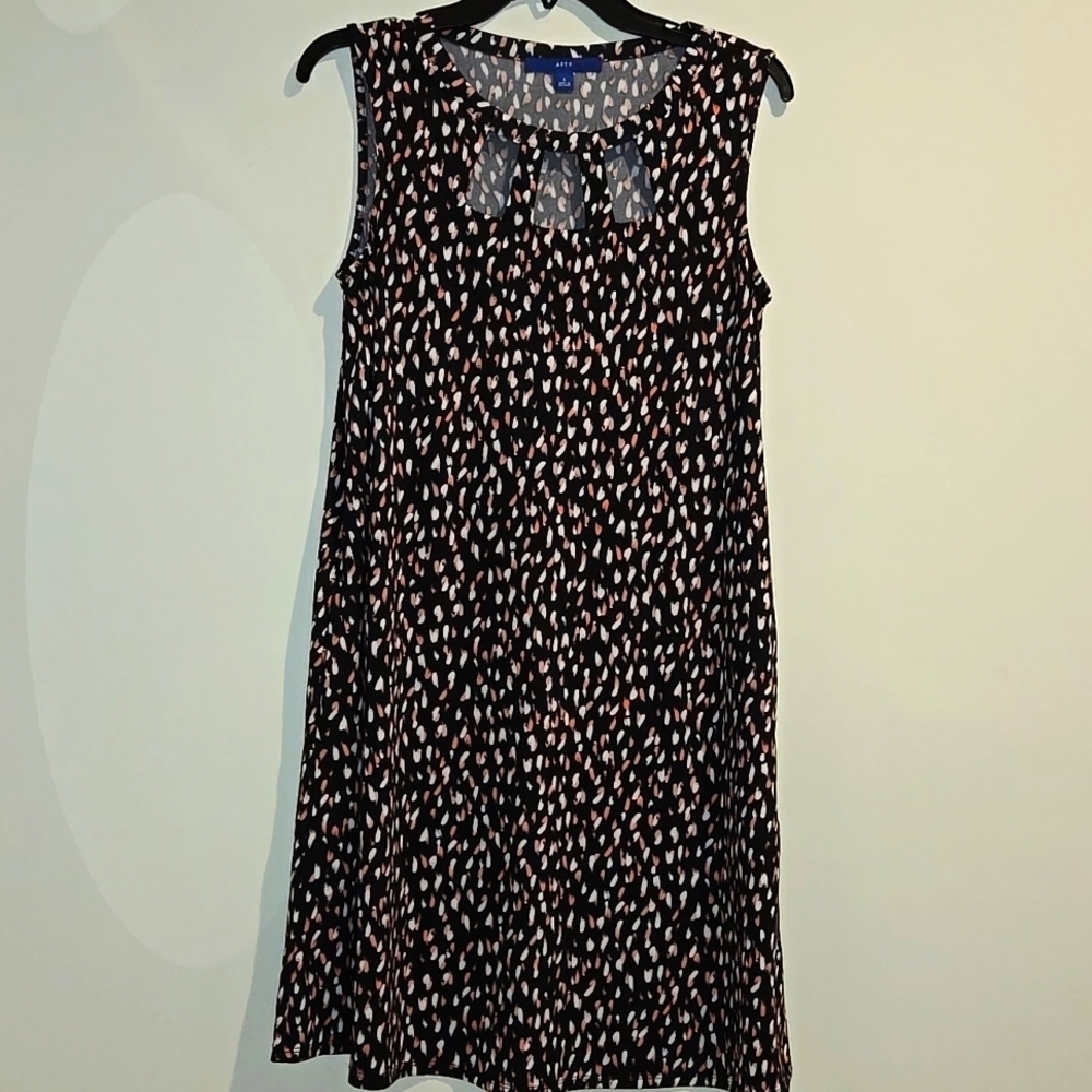 Apt. 9 black white pink dress. Size small.